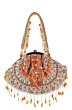 Women Wedding  Multicolor Beaded Bridal potli Bag