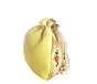 Yellow Handwork Potli Bag for Haldi Mehendi