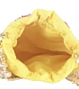 Yellow Handwork Potli Bag for Haldi Mehendi