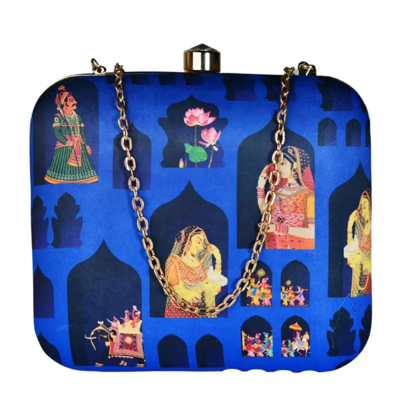 Women Mughal Women Printed Clutch