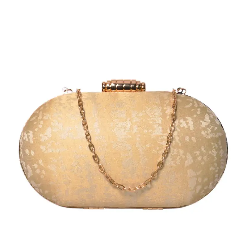 Woman Beautiful Beige Clutch