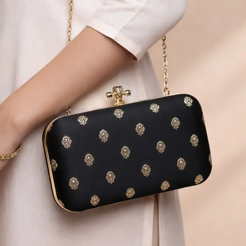 Women Royal Night Bloom Evening Clutch