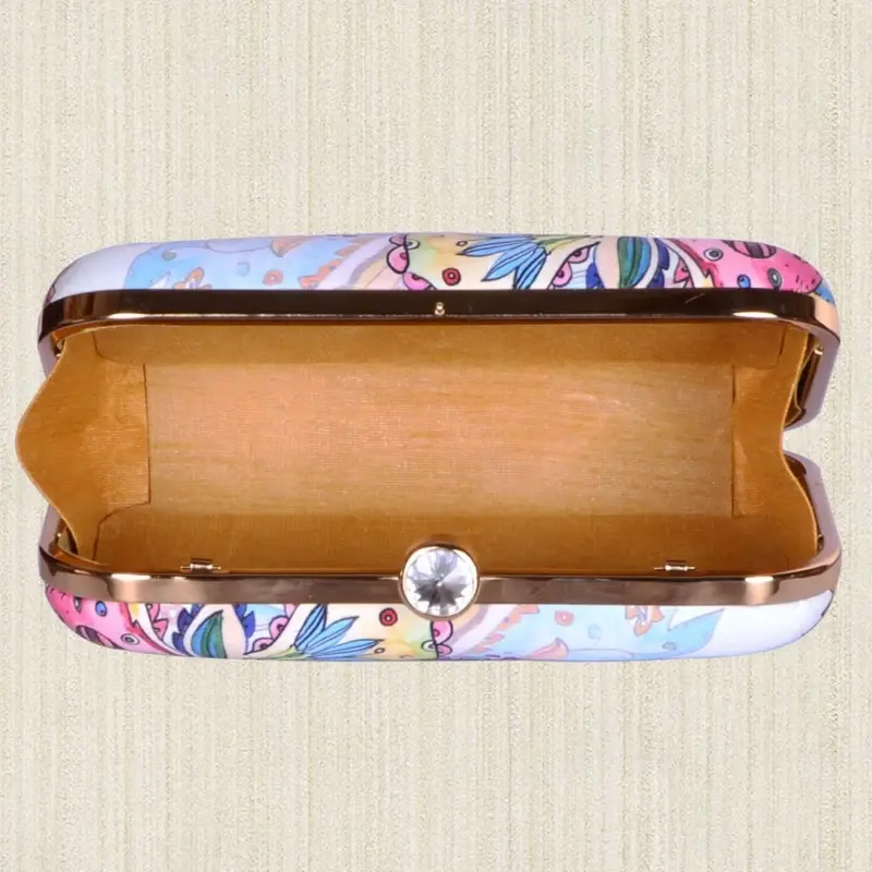 Women Floral Printed Clutch