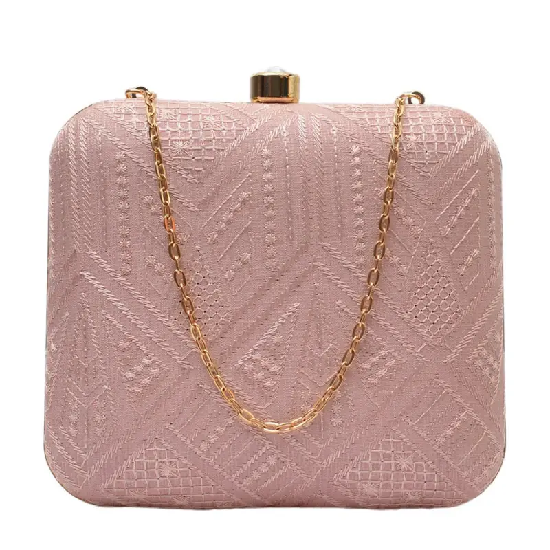 Women Shades of Pink Clutch