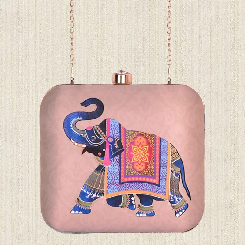 Women Ellie Print Clutch