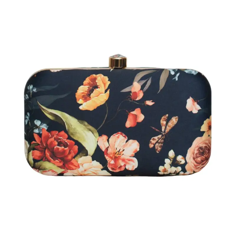 Woman Blooming Printed Clutch