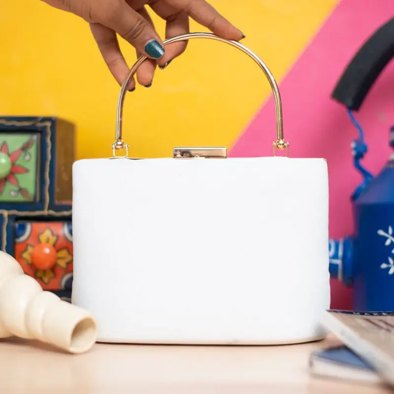 Women DIY Clutch With Handle