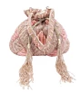 Peach Embellish Work Designer Bridal Potli bag