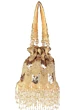Women Golden Stylish Luxury Evening Potli Bag