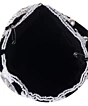 Women Black Pearl Embroidered Stylish Potli Bag