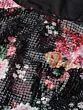 AKS Black & Pink Floral Print Ready To Wear Lehenga & Choli With Dupatta