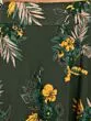 Green & Yellow Floral Printed Lehenga Choli With Tie & Dye Dupatta Set